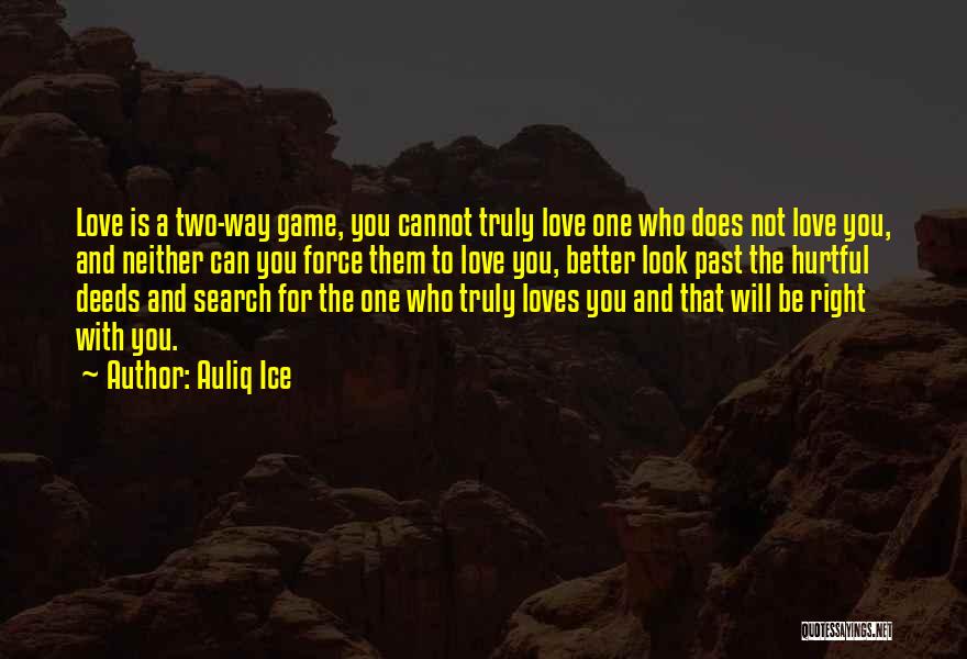 Two Loves Quotes By Auliq Ice