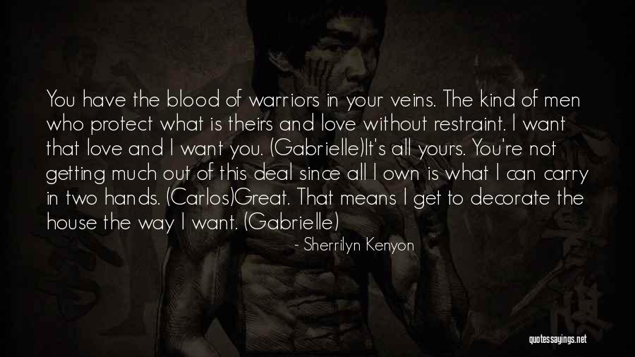 Two Men Love Quotes By Sherrilyn Kenyon Two Men Love Quotes By Sherrilyn Kenyon