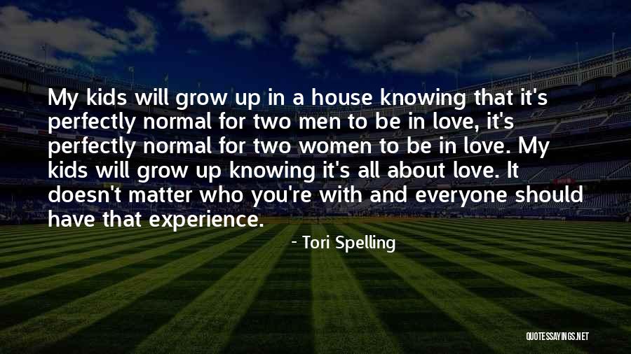 Two Men Love Quotes By Tori Spelling Two Men Love Quotes By Tori Spelling