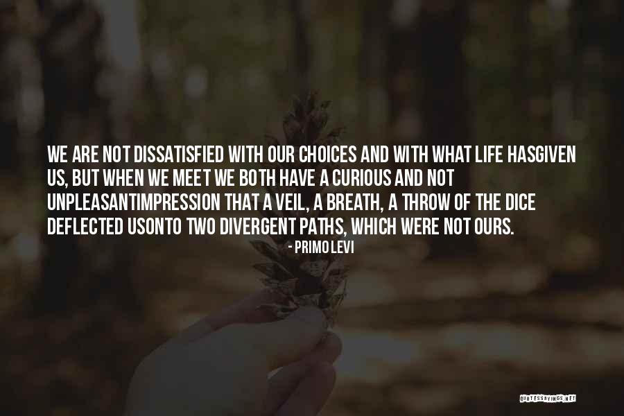 Two Paths Quotes By Primo Levi Two Paths Quotes By Primo Levi