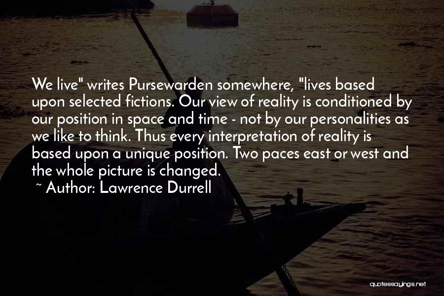 Two Personalities Quotes By Lawrence Durrell