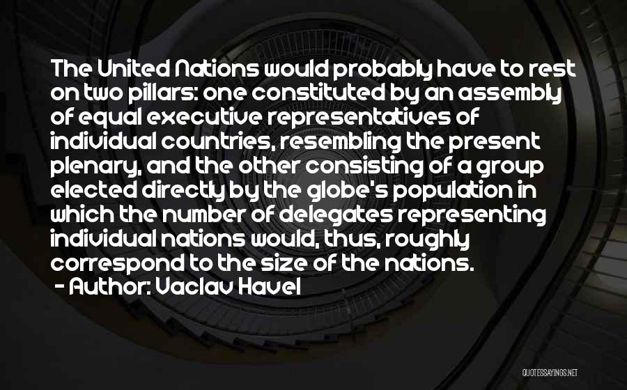 Two Pillars Quotes By Vaclav Havel