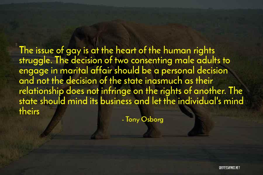 Two Rights Quotes By Tony Osborg Two Rights Quotes By Tony Osborg