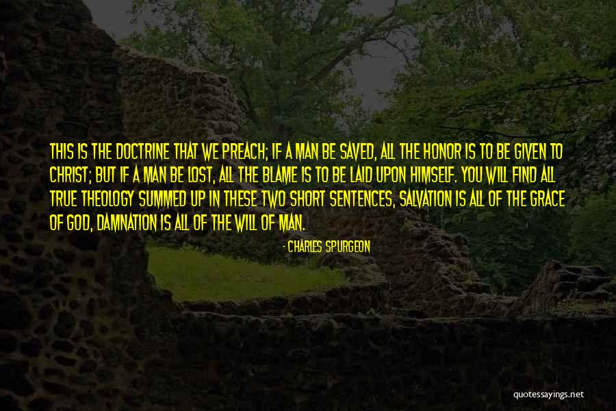 Two Sentences Quotes By Charles Spurgeon Two Sentences Quotes By Charles Spurgeon