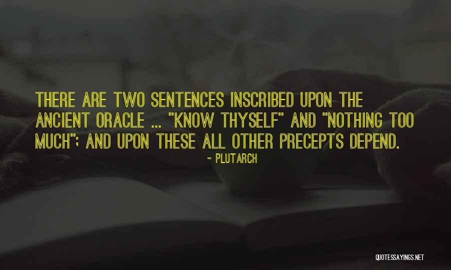 Two Sentences Quotes By Plutarch Two Sentences Quotes By Plutarch