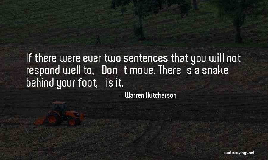 Two Sentences Quotes By Warren Hutcherson Two Sentences Quotes By Warren Hutcherson