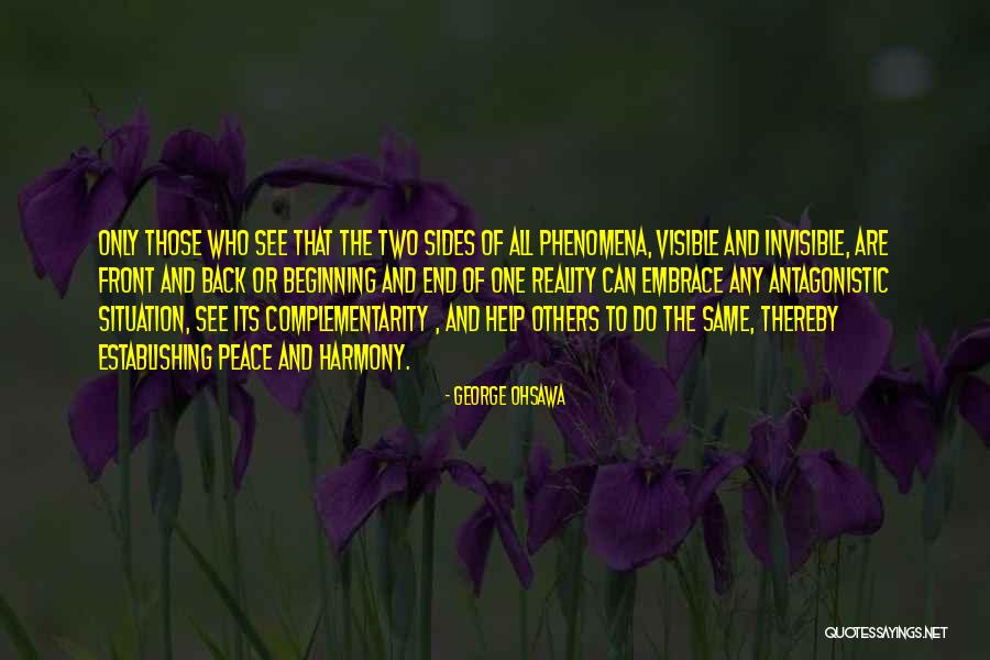 Two Sides Quotes By George Ohsawa