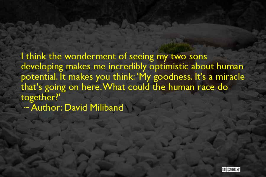 Two Sons Quotes By David Miliband