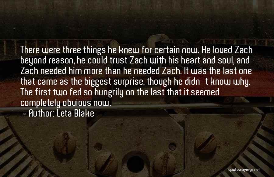 Two Soul One Heart Quotes By Leta Blake