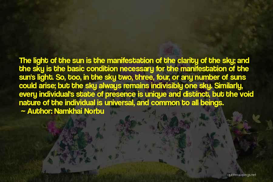 Two Suns Quotes By Namkhai Norbu