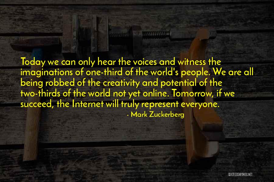 Two Thirds World Quotes By Mark Zuckerberg Two Thirds World Quotes By Mark Zuckerberg