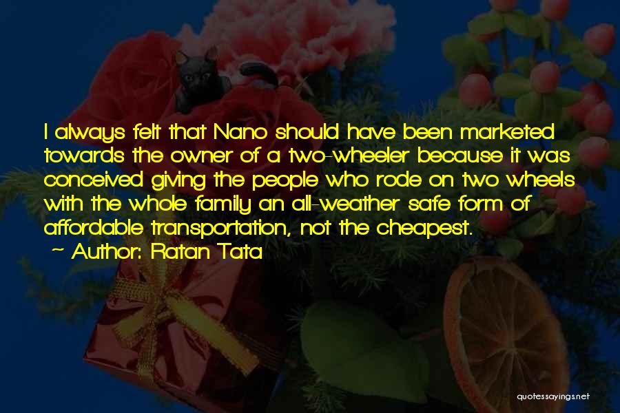 Two Wheeler Quotes By Ratan Tata