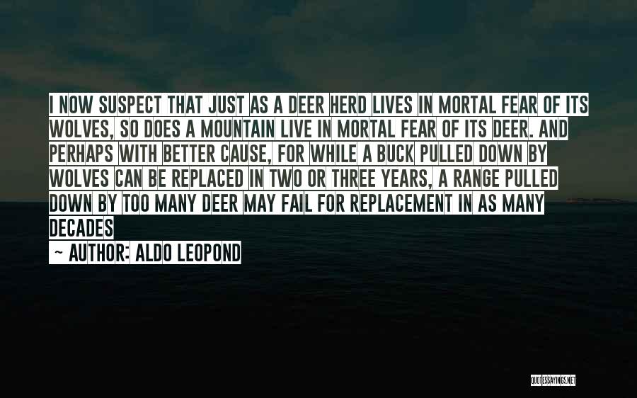Two Wolves Quotes By Aldo Leopond