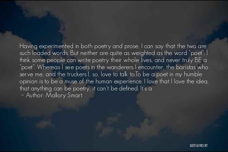 Two Word Inspirational Quotes By Mallory Smart