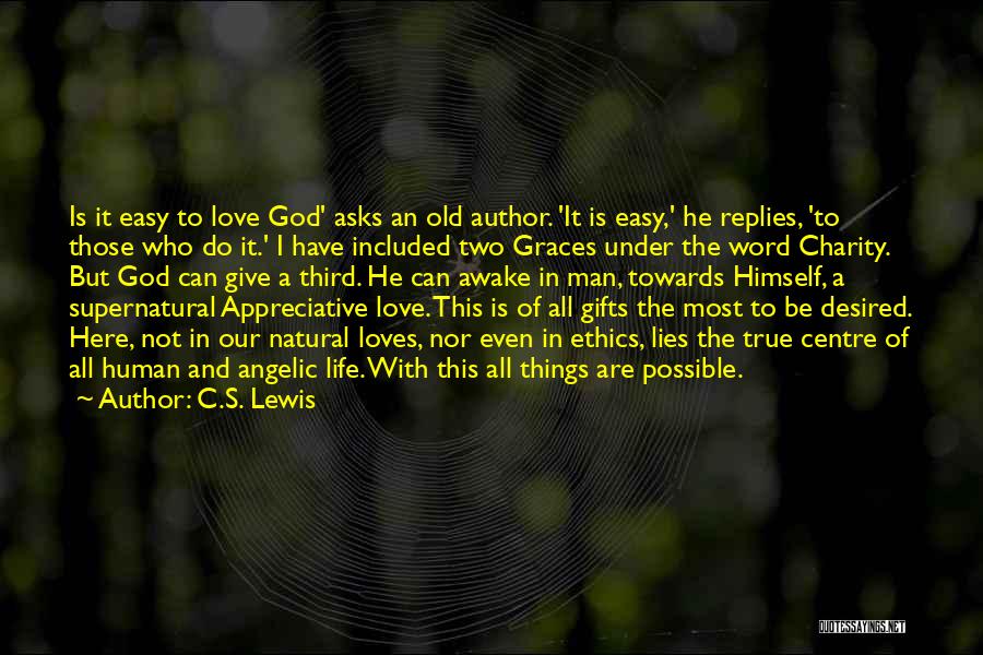 Two Word Love Quotes By C.S. Lewis