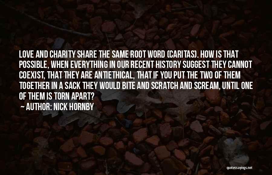 Two Word Love Quotes By Nick Hornby
