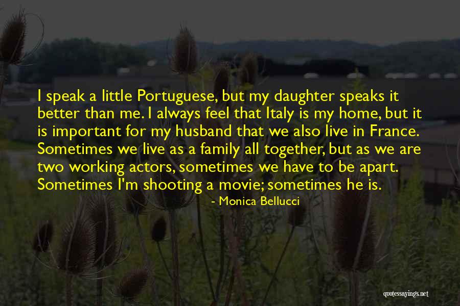 Two Working Together Quotes By Monica Bellucci Two Working Together Quotes By Monica Bellucci
