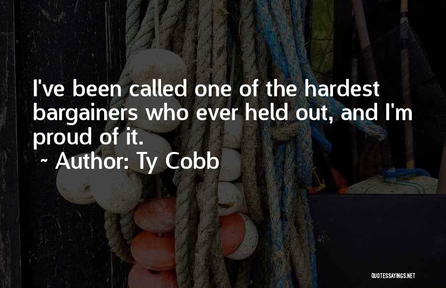 Ty Cobb Quotes 1317309