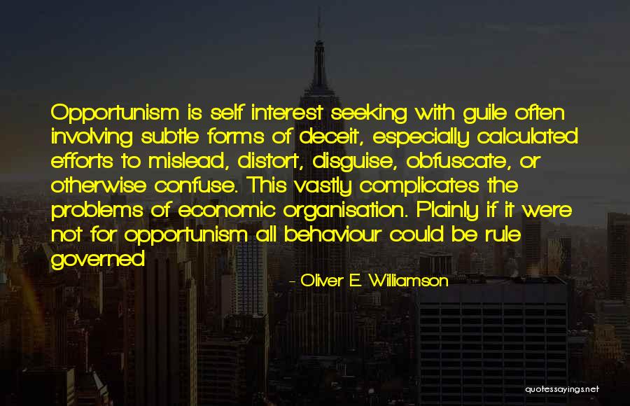 Tylenols Effect Quotes By Oliver E. Williamson Tylenols Effect Quotes By Oliver E. Williamson