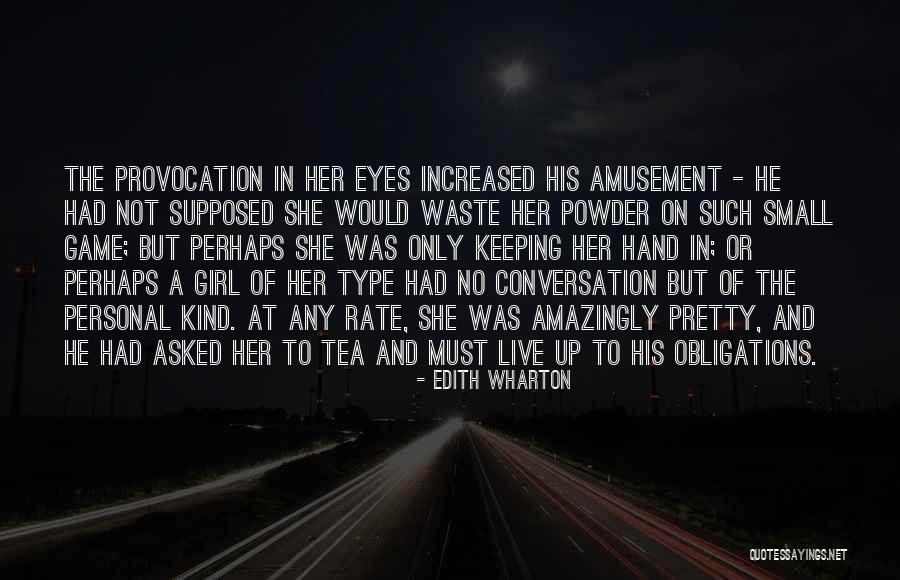 Type Of Girl Quotes By Edith Wharton Type Of Girl Quotes By Edith Wharton