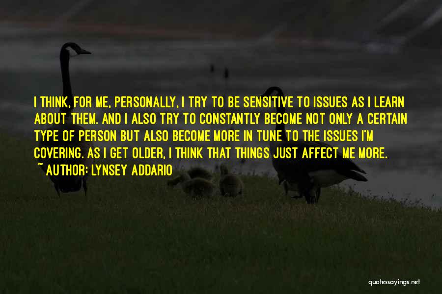 Type Of Person Quotes By Lynsey Addario