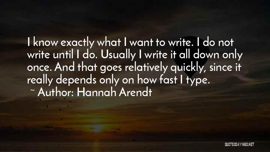 Type Writing Quotes By Hannah Arendt