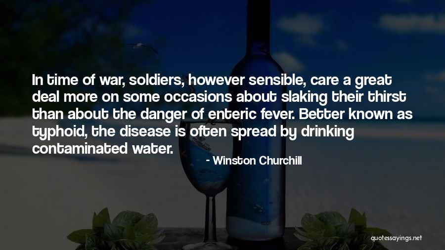 Typhoid Quotes By Winston Churchill