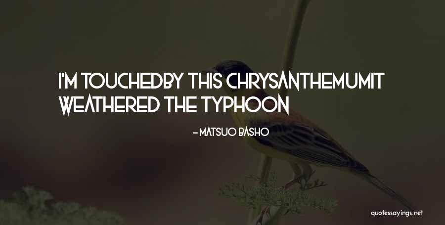 Typhoon Quotes By Matsuo Basho