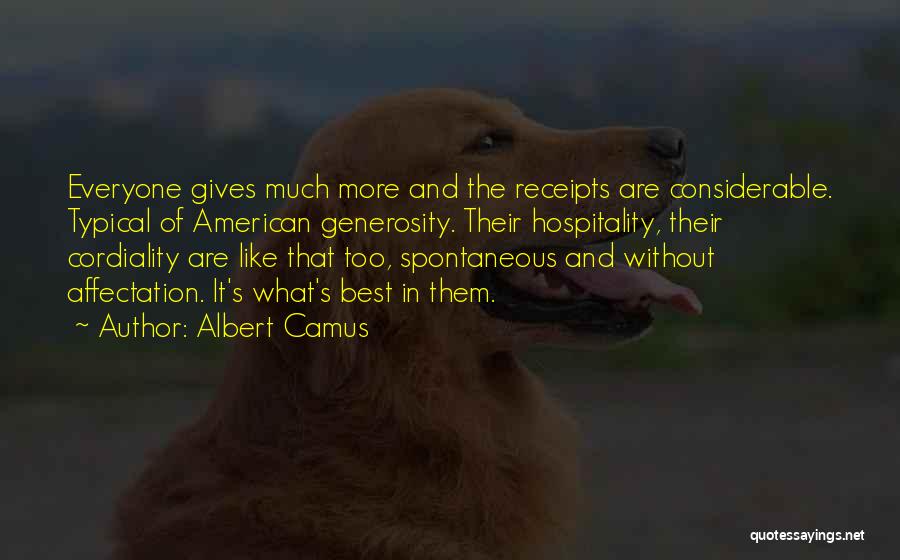 Typical American Quotes By Albert Camus