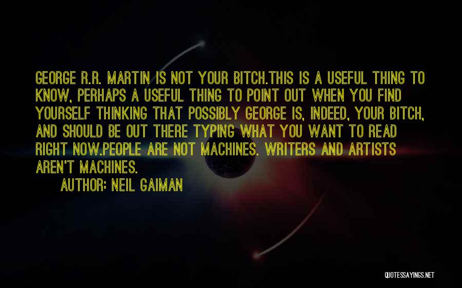 Typing Quotes By Neil Gaiman