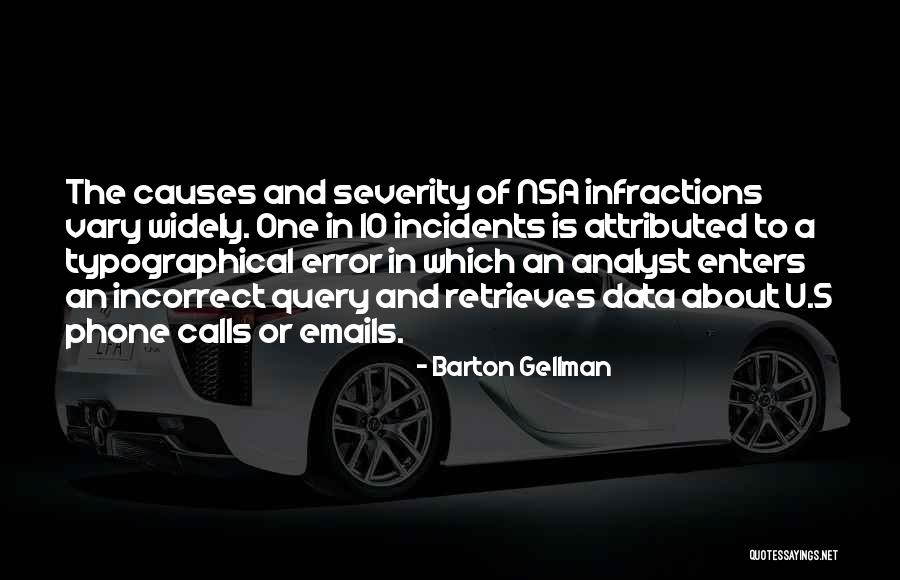 Typographical Error Quotes By Barton Gellman