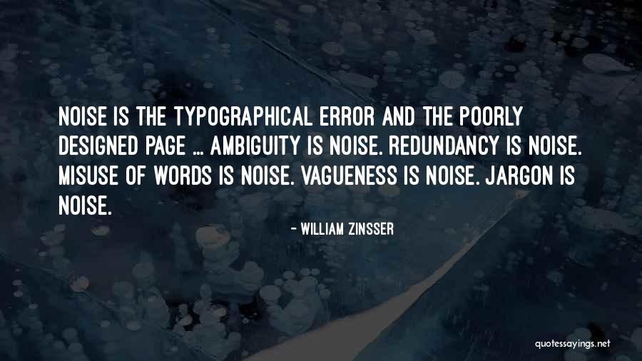 Typographical Error Quotes By William Zinsser