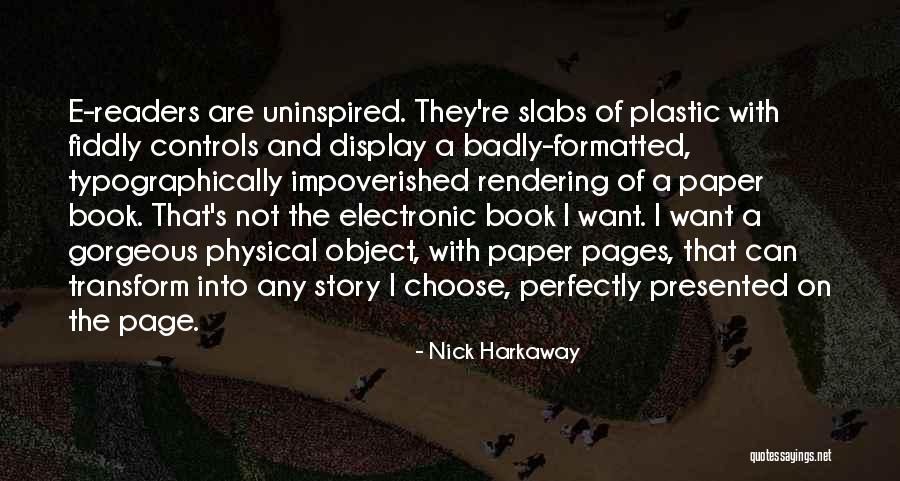 Typographically Quotes By Nick Harkaway Typographically Quotes By Nick Harkaway