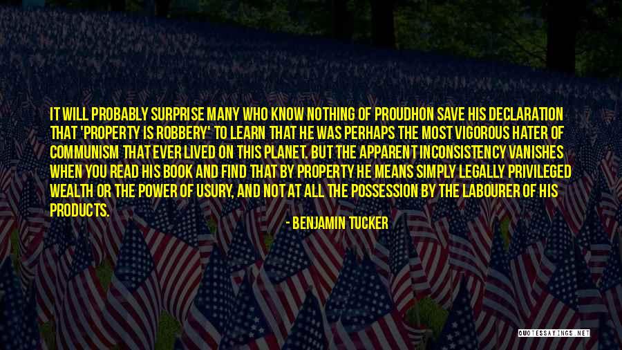 Typus Fish Quotes By Benjamin Tucker Typus Fish Quotes By Benjamin Tucker