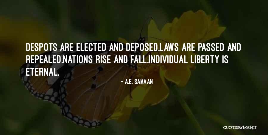Tyrants And Tyranny Quotes By A.E. Samaan Tyrants And Tyranny Quotes By A.E. Samaan