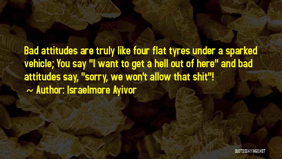 Tyres O'flaherty Quotes By Israelmore Ayivor