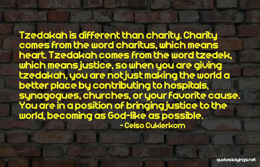Tzedek Tzedek Quotes By Celso Cukierkorn Tzedek Tzedek Quotes By Celso Cukierkorn