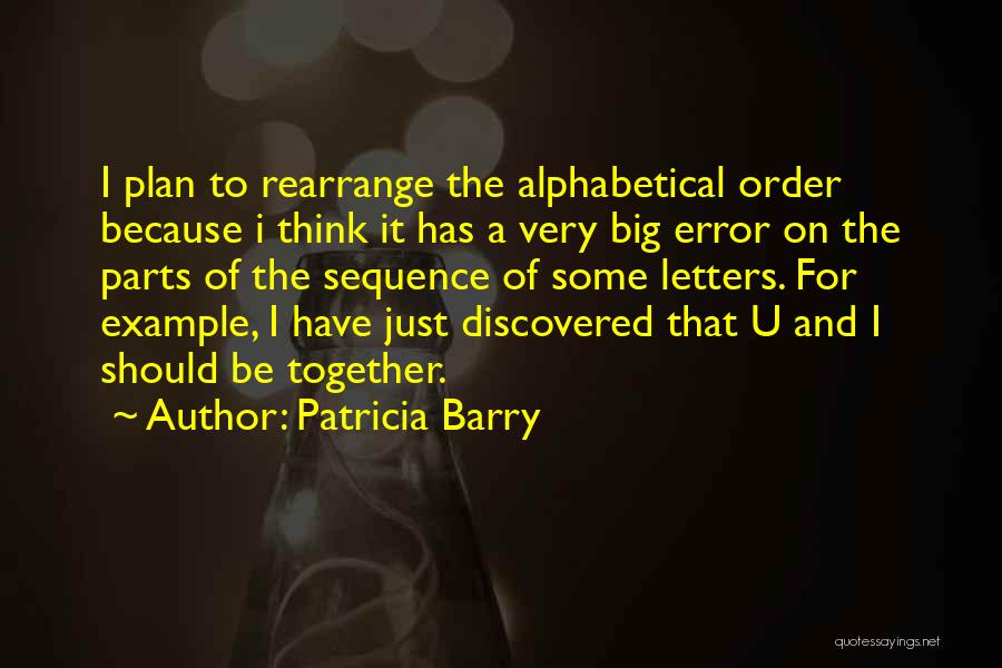 U And I Love Quotes By Patricia Barry