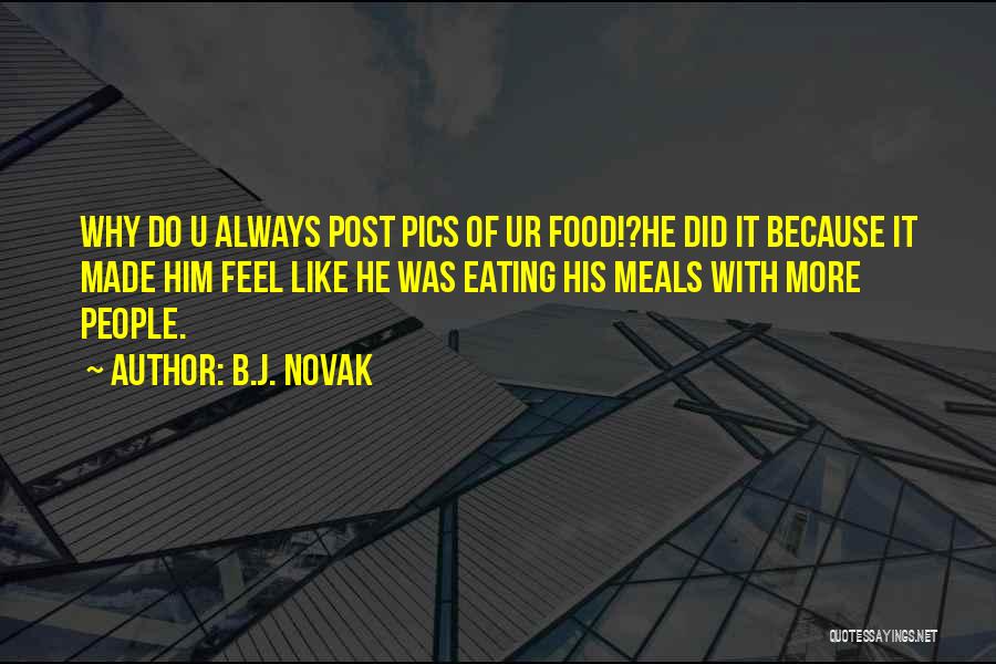 U Did It Quotes By B.J. Novak
