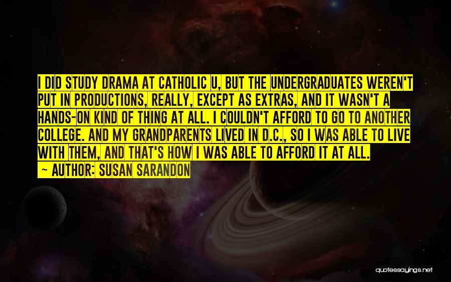U Did It Quotes By Susan Sarandon