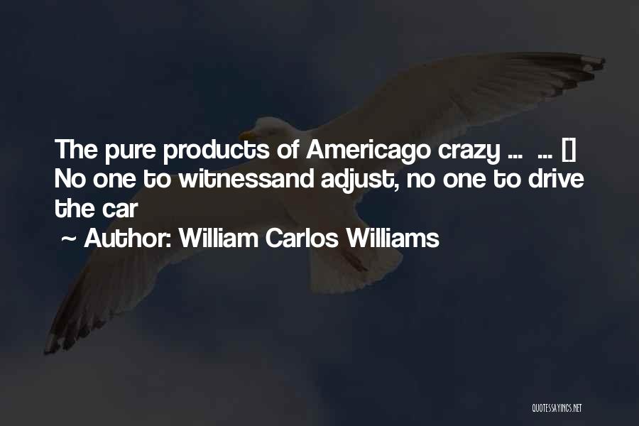 U Drive Me Crazy Quotes By William Carlos Williams U Drive Me Crazy Quotes By William Carlos Williams
