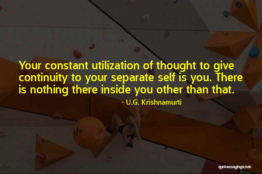 U.G. Krishnamurti Quotes 274824