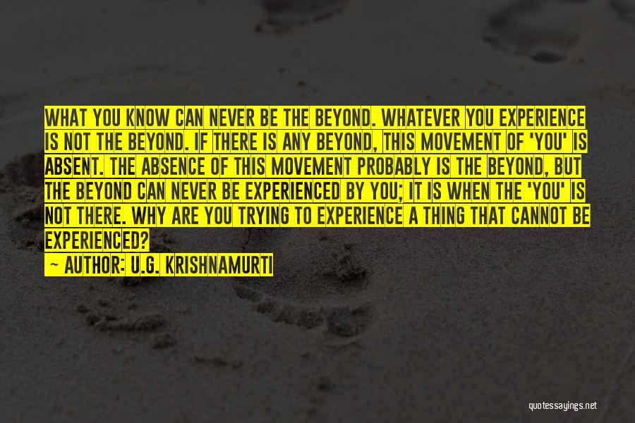 U.G. Krishnamurti Quotes 695276