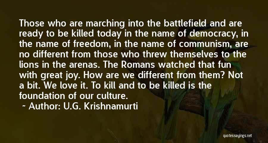 U.G. Krishnamurti Quotes 926115