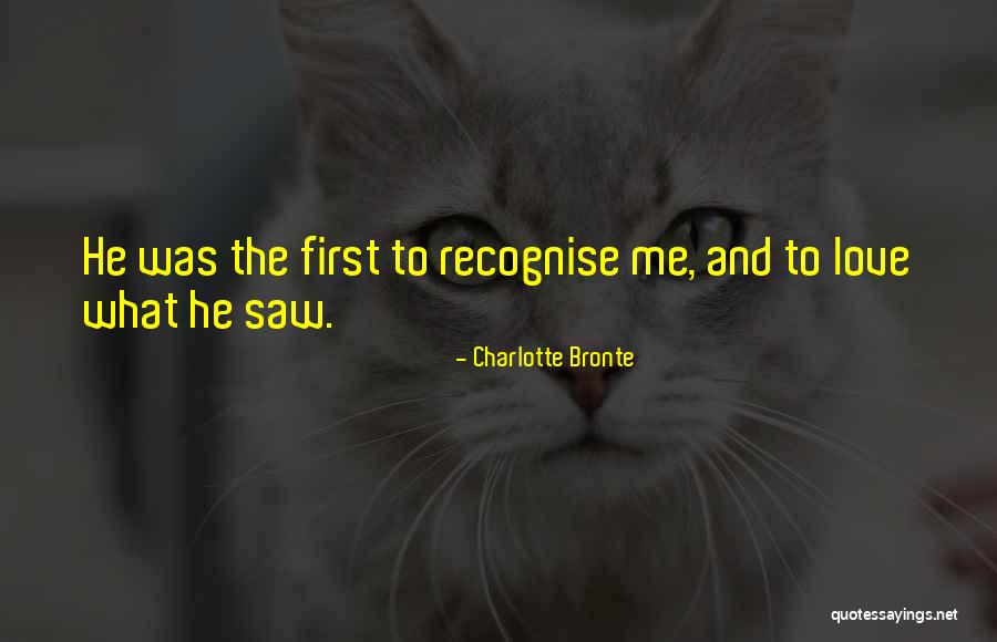 U Love Me Quotes By Charlotte Bronte