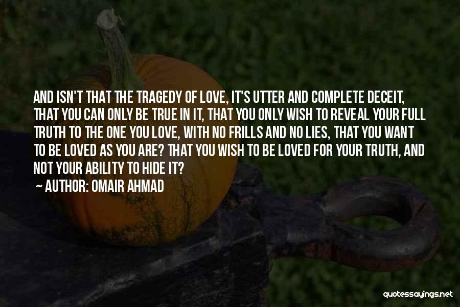 U Love Me Quotes By Omair Ahmad