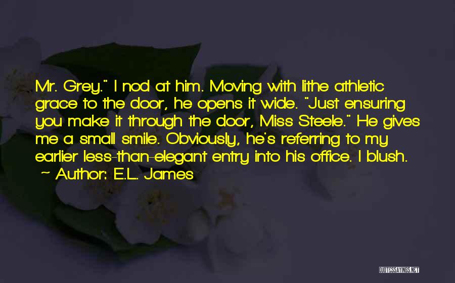U Make Smile Quotes By E.L. James