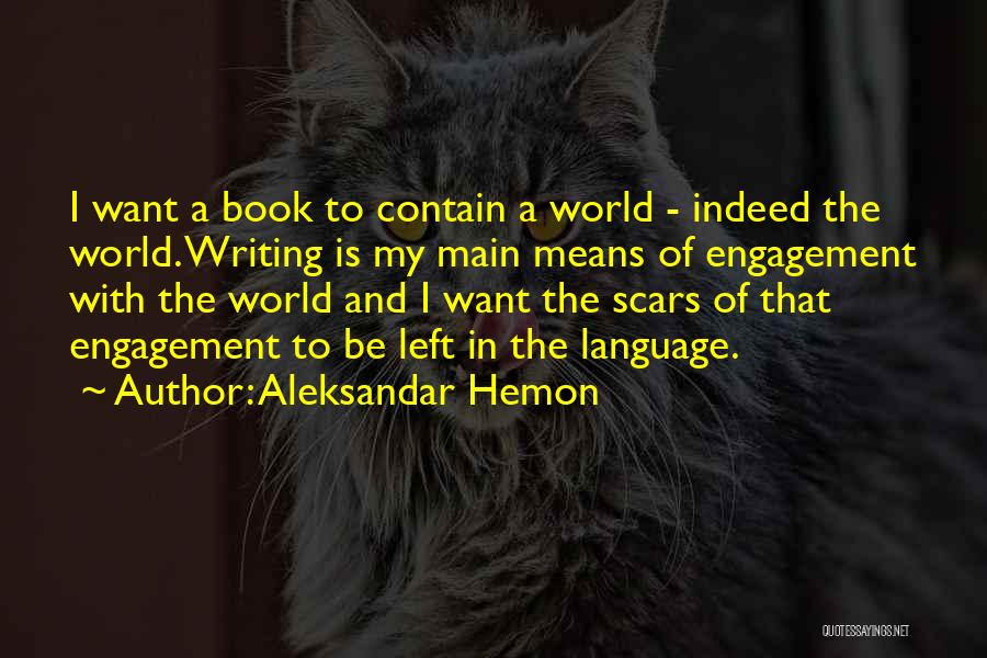 U Mean The Whole World To Me Quotes By Aleksandar Hemon
