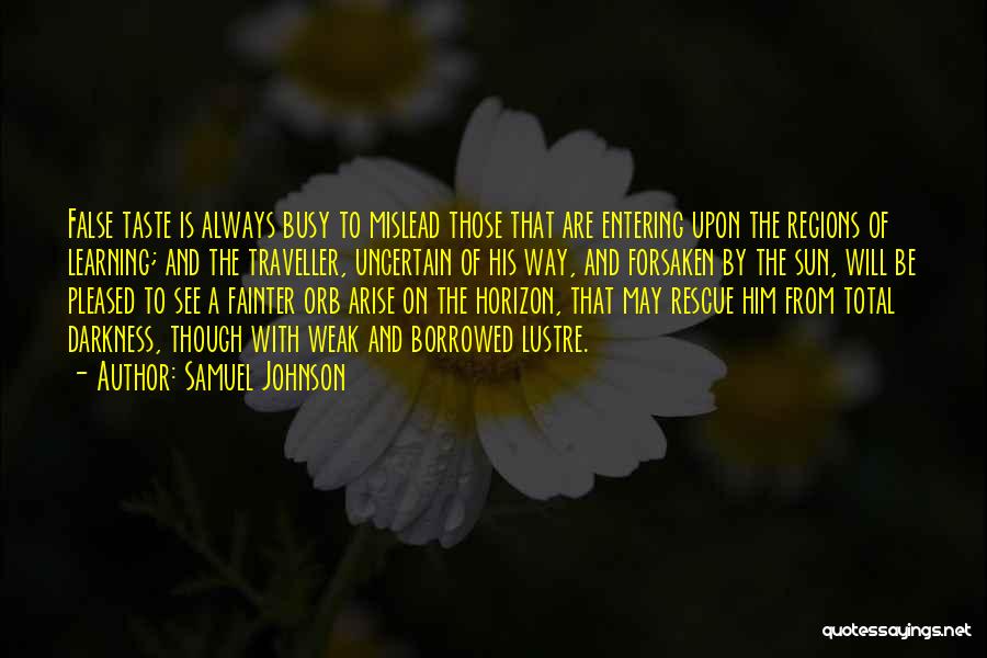 U R Always Busy Quotes By Samuel Johnson