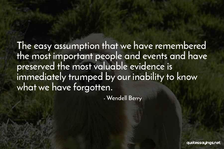 U R Very Important Quotes By Wendell Berry U R Very Important Quotes By Wendell Berry